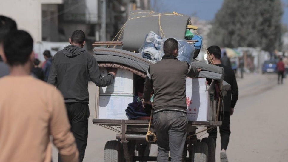 People are being displaced in Gaza again. Photo: UNRWA